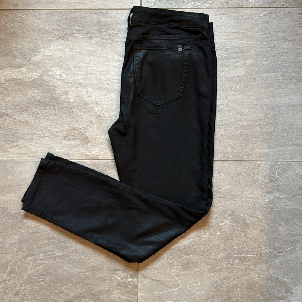 Joe’s Black Waxed Denim Skinny/Slim Jeans